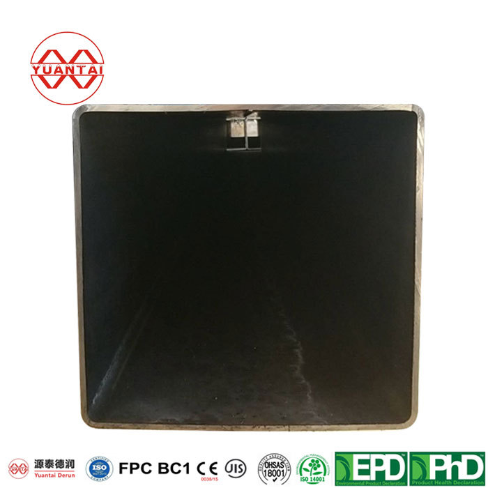 thin wall Mild steel Square box section-Yuantai Derun