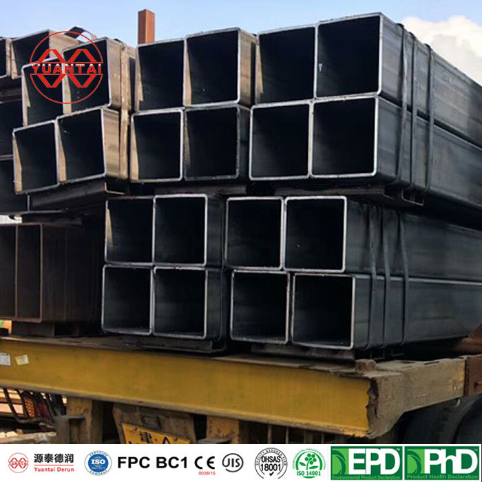 En10219 cold formed black weld steel pipe square hollow section