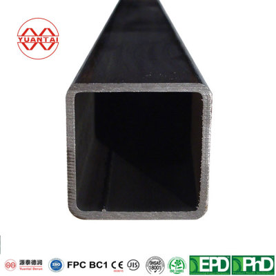 yuantai Hot rolled EN10210 black square hollow section