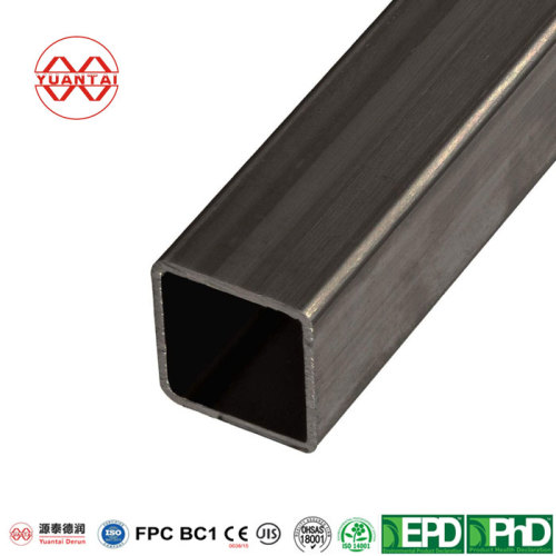 Black thin-walled square rectangular carbon steel welded pipe