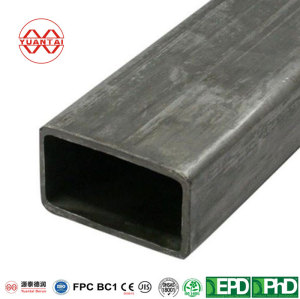 black rectangular steel tube hollow section for building structure