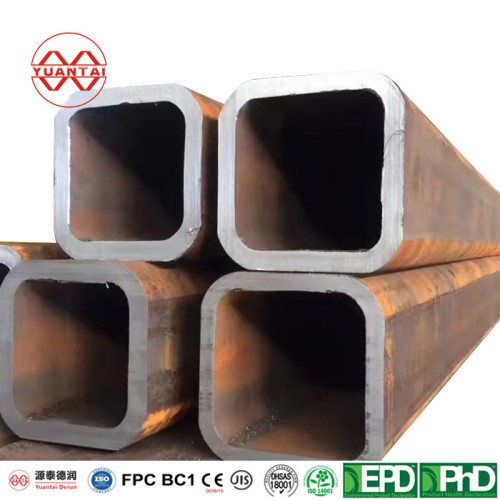 16 gauge(ASTM A500) square tubing with large diameter and medium thickness for shipbuilding