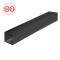 ODM EN10219 S355NLH black square hollow section factory metal pipe square tube