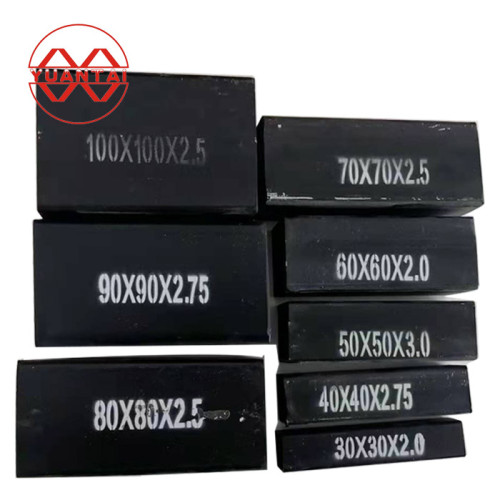 black square hollow section manufacturer YuantaiDerun China