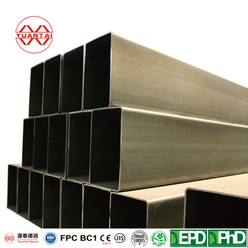 ODM black square hollow section factory yuantaiderun