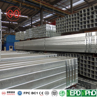 Factory direct supply hot dip galvanized SHS can OEM ODM OBM