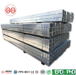 EN10219 S420MLH hot galvanized rectangular pipe factory