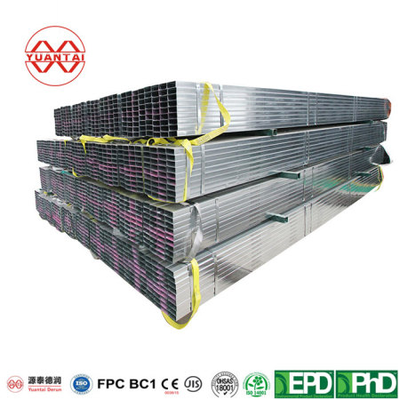 Premium Hot Galvanized Rectangular Tubes: Yuantai Derun HFRHS-EN 10210-S355J0H-100x100x8mm - Made in China