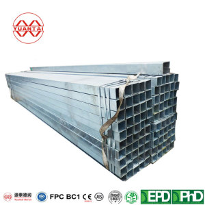 1 inch square tube square pipe iron hot galvanized supplier yuantaiderun