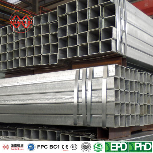 OEM square steel pipe YuantaiDerun