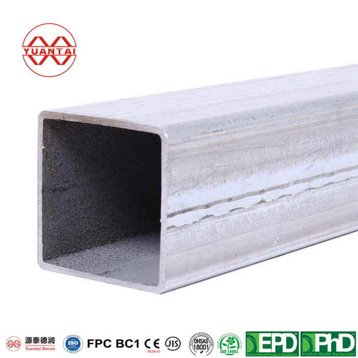 Galvanized Rectangular Schedule 40 MS Steel Tube