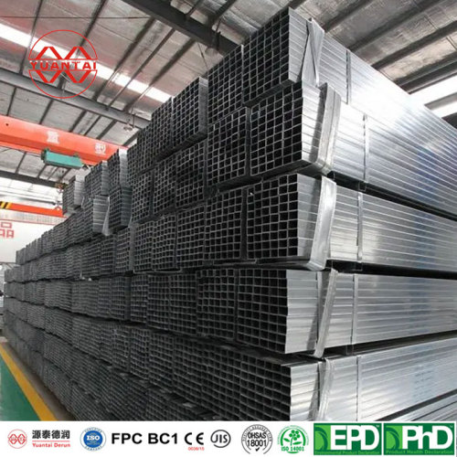 hot galvanized steel hollow sections manufacturer yuantaiderun