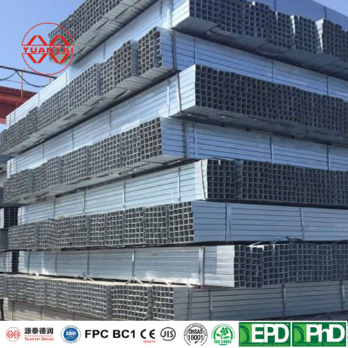hot dip galvanized steel hollow section Tianjin yuantaiderun(can oem odm obm)