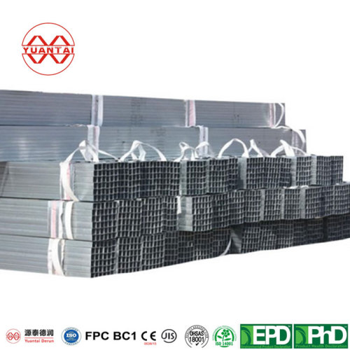 hot dip galvanized square steel tube queto yuantaiderun(oem odm obm)