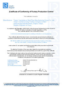Certificate of schedule 40 Black Steel Pipe-EN10219