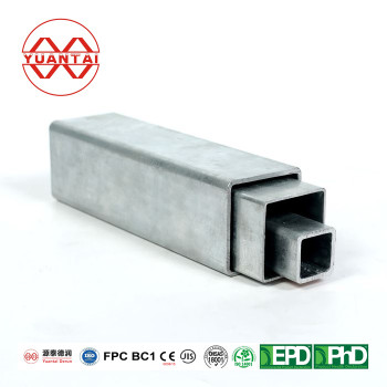 Schedule 40 square pipe with zinc coating wholesale