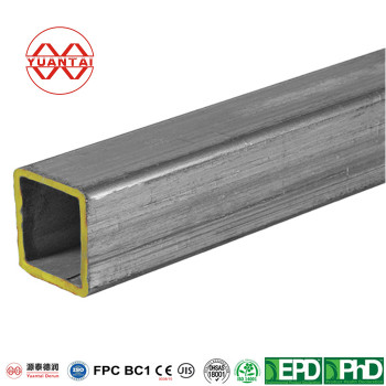 hot dip galvanized square steel tube size yuantaiderun(oem odm obm)