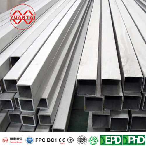 Hot Dip galvanized square pipe factory China yuantaiderun(can oem odm obm)