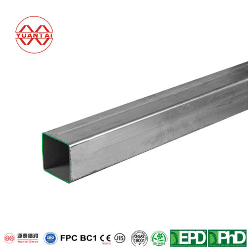 Galvanized Square Tube|Gi Square Pipe |Factory |China Tianjin| Yuantai Derun