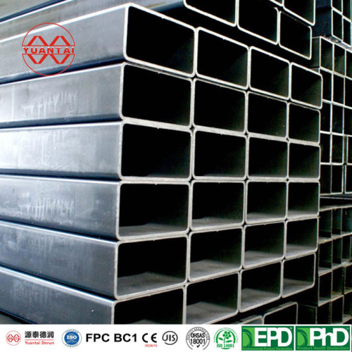 rectangular steel pipes factory