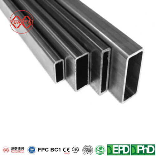 rectangular steel pipe queto China mill yuantaiderun(accept oem obm odm)