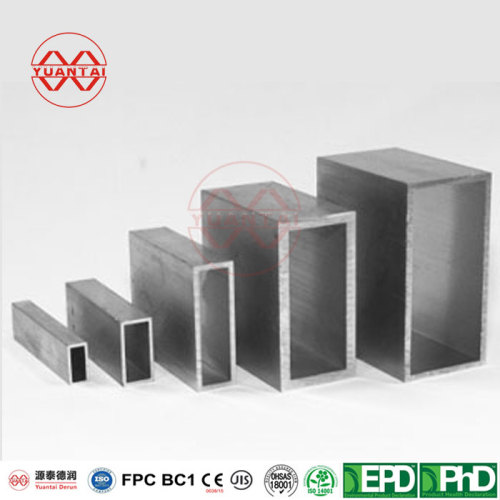 erw square steel tube manufacturer China YuantaiDerun