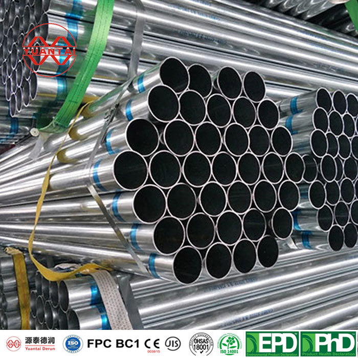 galvanized round tubing