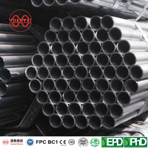 Galvanized Steel Round Tubing manufacturer Tianjin yuantaiderun(OBM OEM ODM)