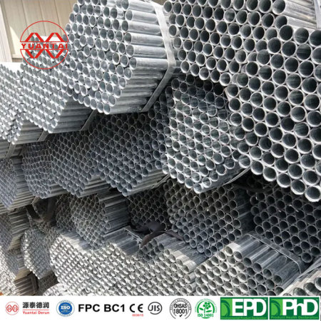 Schedule 40 galvanized steel pipes factory directly sales
