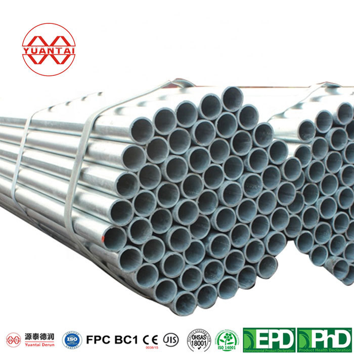 hot dip galvanized pipe Yuantai Derun