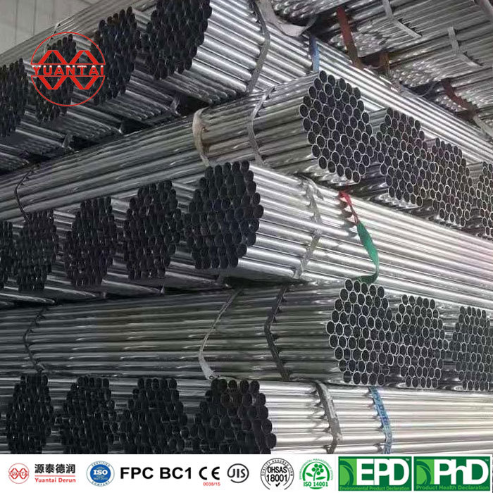 hot dip galvanized pipe manufacturers Yuantai Derun