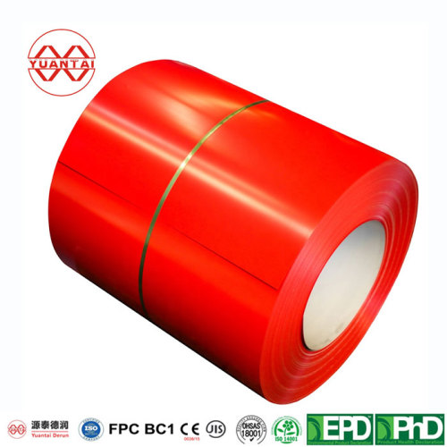 OEM ppgi steel coil supplier China yuantaiderun