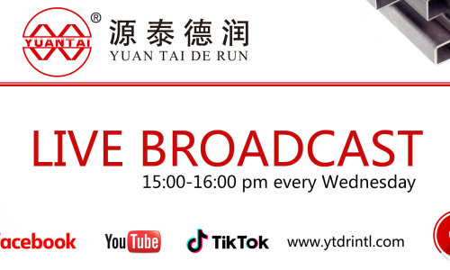 Live Show for steel hollow section every week