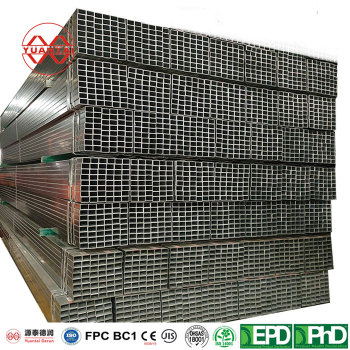 China Steel pipe manufacturers Black Annealing Square Tube