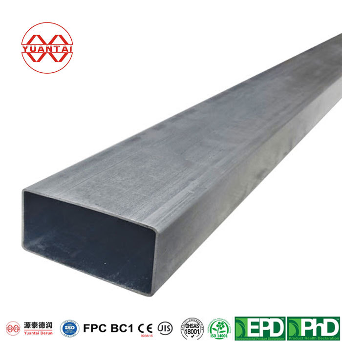 pre galvanized square steel tube