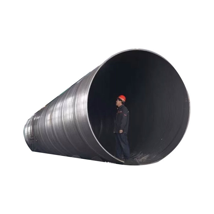 black spiral welded steel pipe