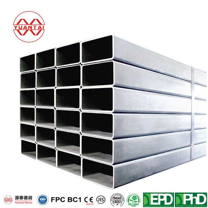 rectangular steel tube factory-yuantai derun