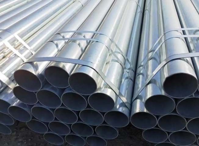 galvanized round steel tube