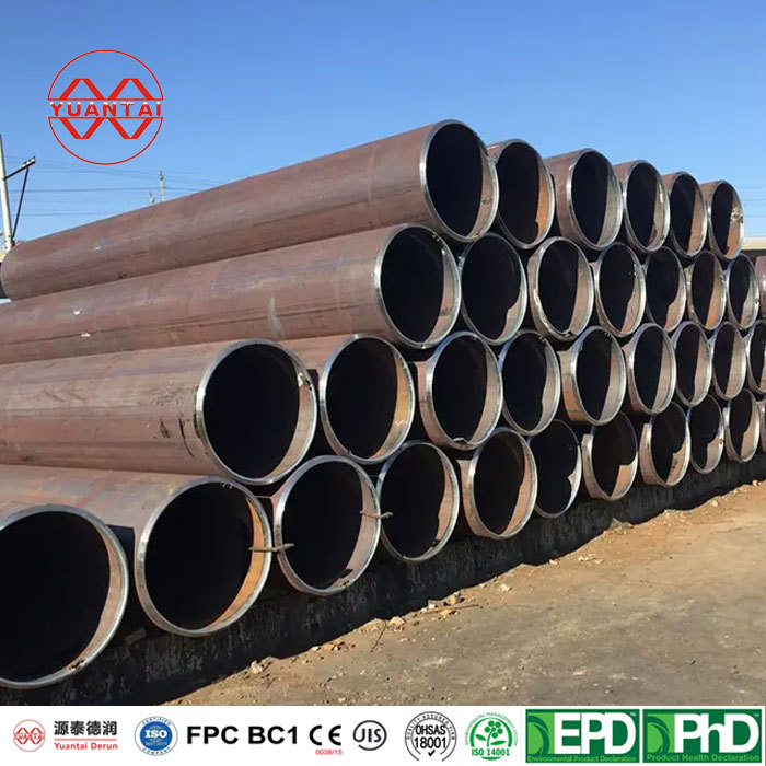 LSAW steel pipe of  Yuantai Derun