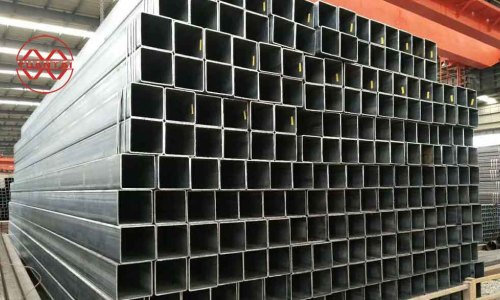 Why is there residual stress in rectangular tubes?