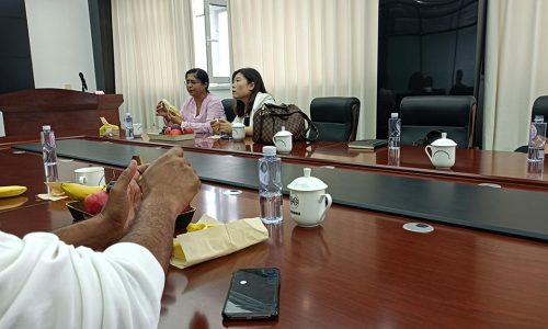 Warmly welcome UAE customers to visit Yuantai Derun Steel Pipe Factory