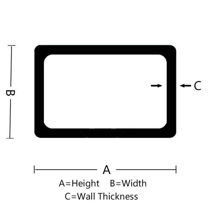 rectangular steel tubes-rectangular hollow section