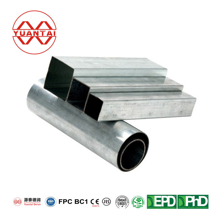 pre galvanized steel hollow section-Yuantai Derun