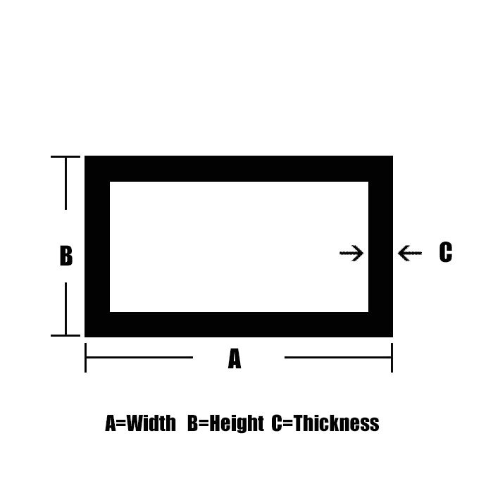 right corner rectangular steel pipe