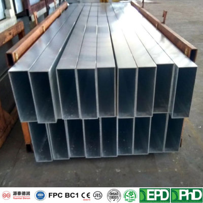 hot dip galvanized right angle square rectangular steel pipe | supplier |manufacturer|factory|producer yuantaiderun(oem odm obm)