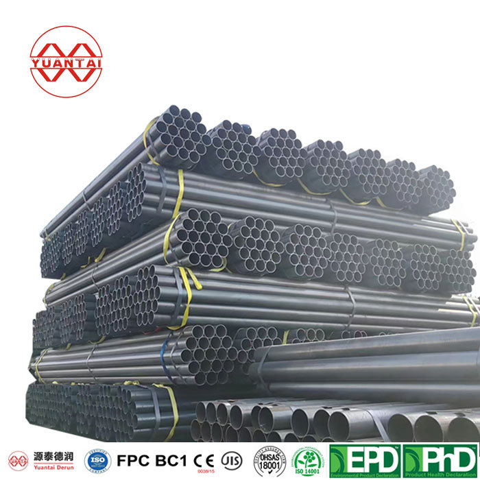 Black high frequency welded pipe