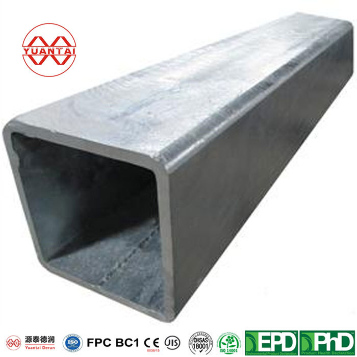 HFW hot dip galvanized square steel tube