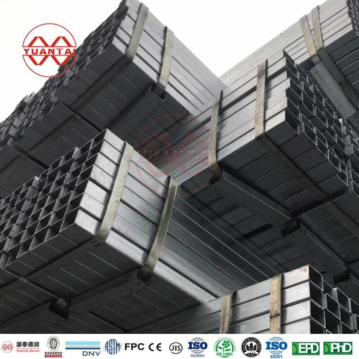 galvanized square steel tube factory