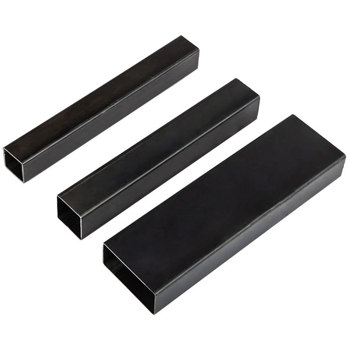 Black thin-walled square rectangular carbon steel welded pipe