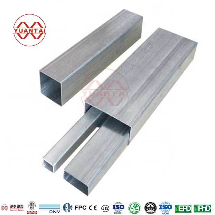 Pre galvanized square steel tube supplier
